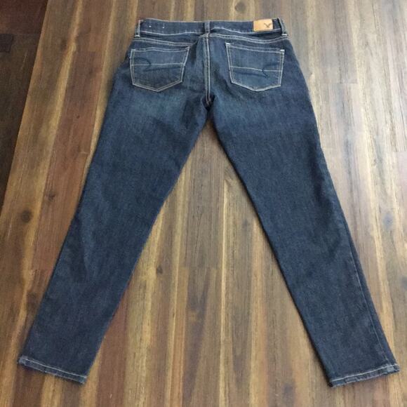 American Eagle Jegging Ankle Dark Wash Jeans 0 - Picture 4 of 4